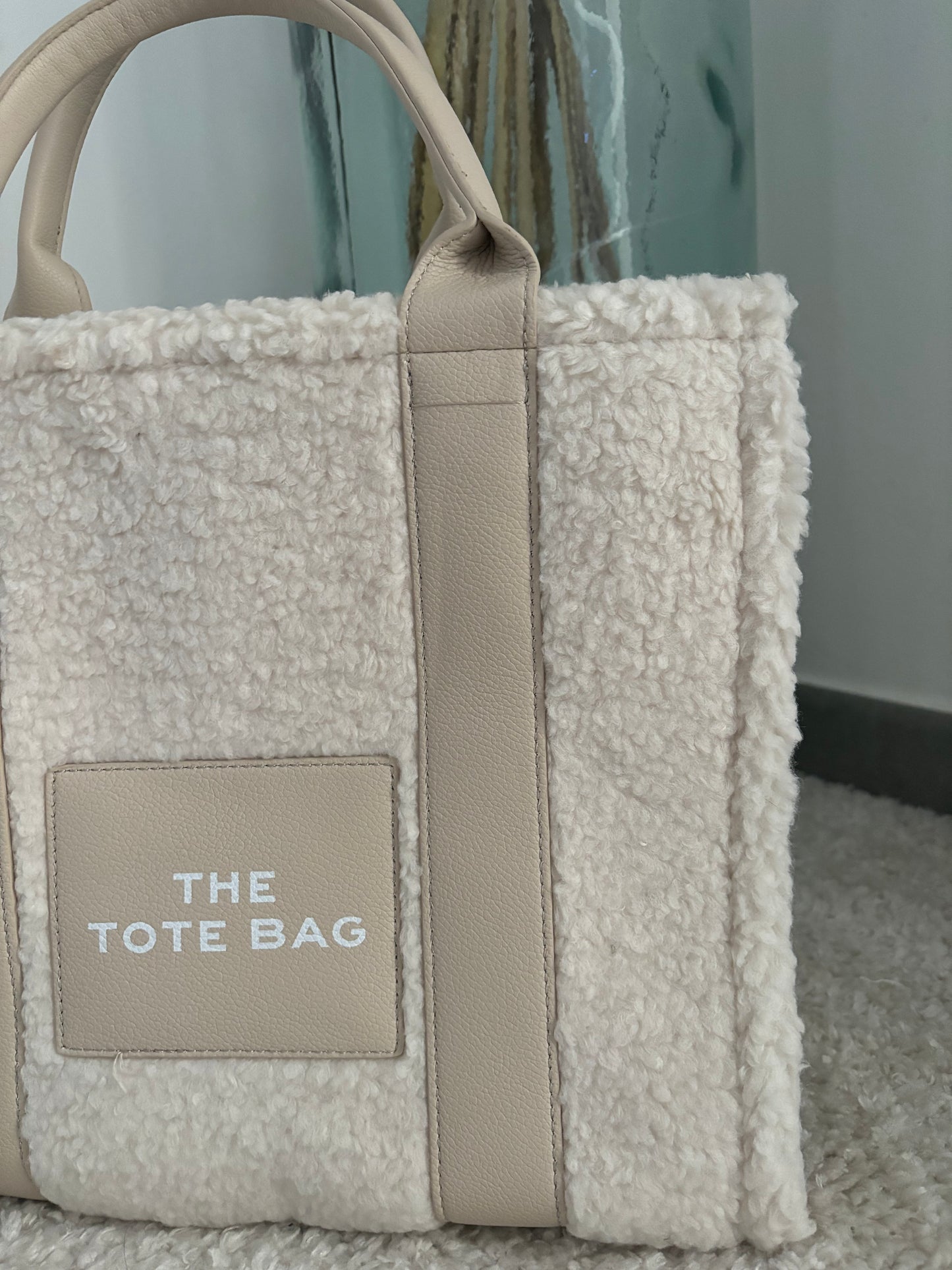 Sac cabas écru the tote bag