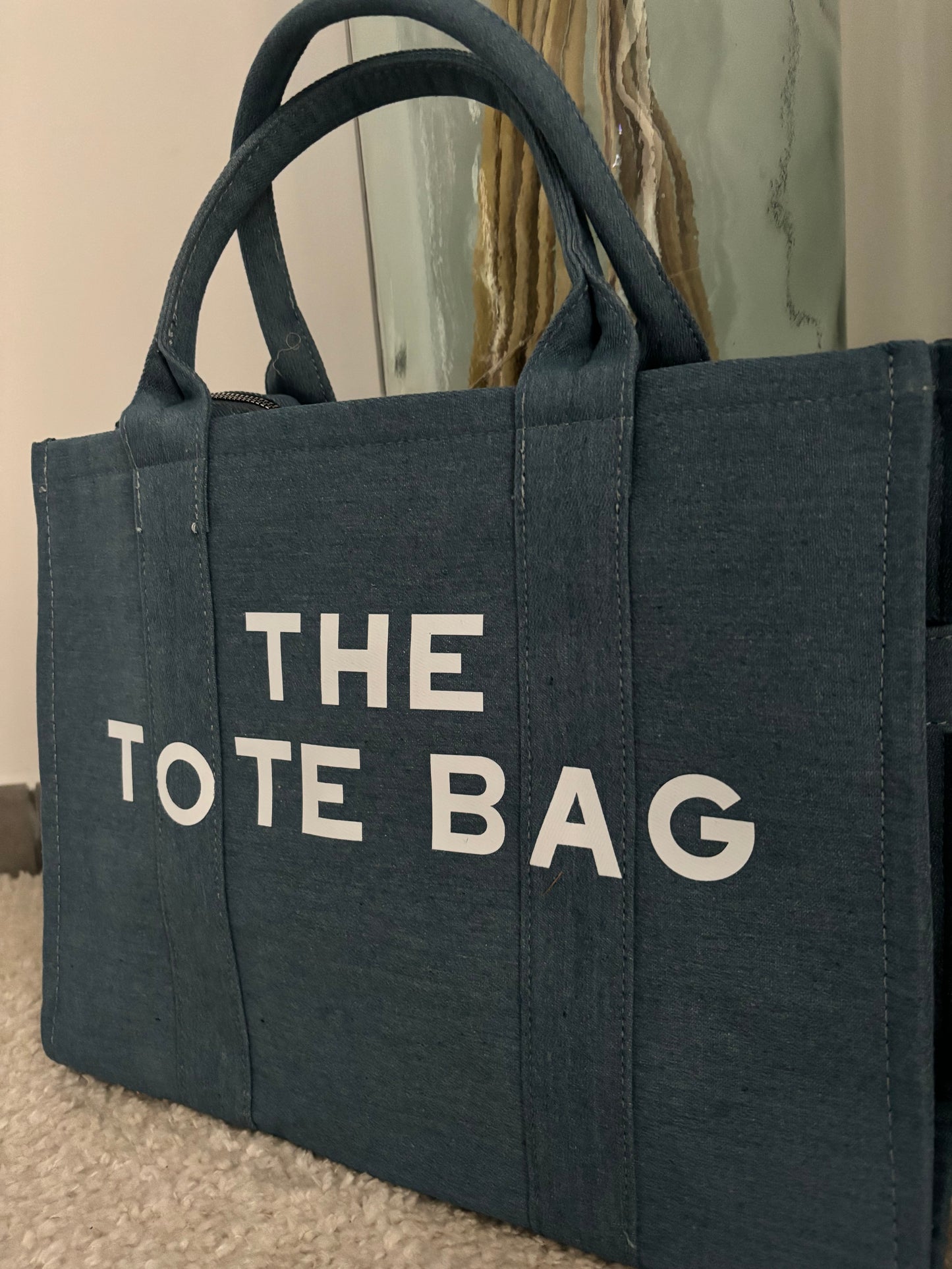 Sac couleur jean The tote bag