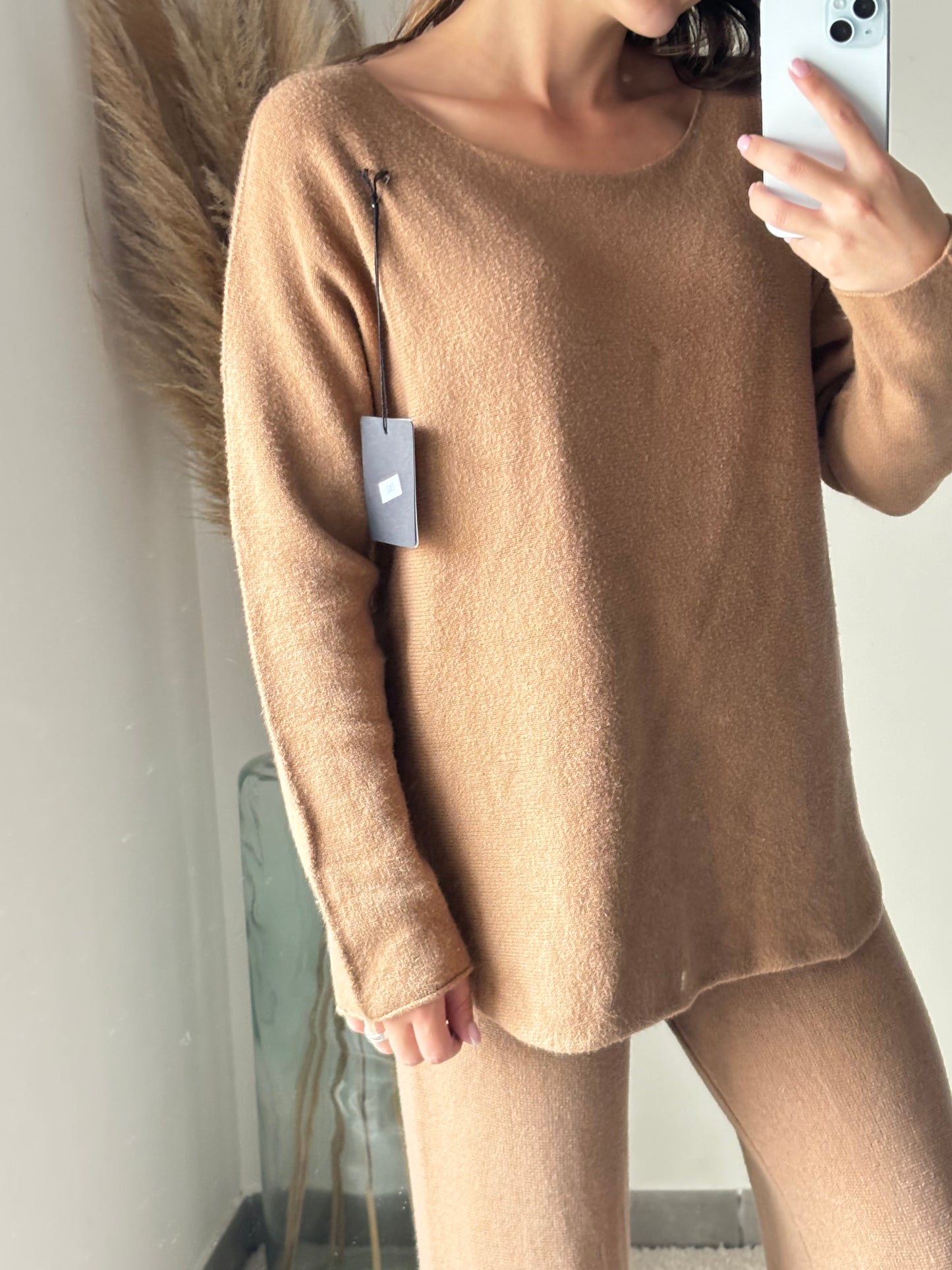 Ensemble doux « Léna » marron